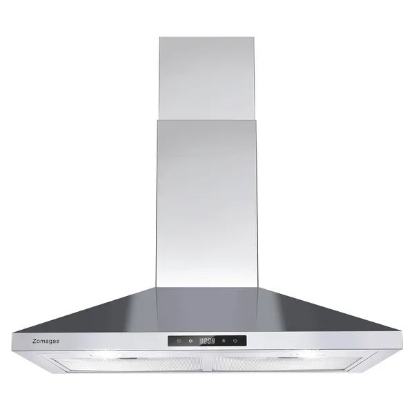 30-Inch Wall Mount Range Hood | 450 CFM | Touch Control | Stainless Steel - Smart Living Co.