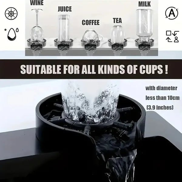 High-Pressure Cup Washer & Sink Flusher with Hose - Smart Living Co.