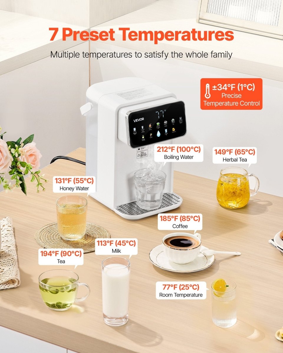 Countertop Instant Hot Water Dispenser — 118oz Tank - Smart Living Co.