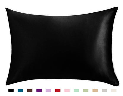 Satin Silk Pillowcase | Flower Pattern Ice Silk Cover - Smart Living Co.