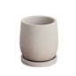 Cement Flower Pot with Drainage Tray – Chinese Style Planter - Smart Living Co.