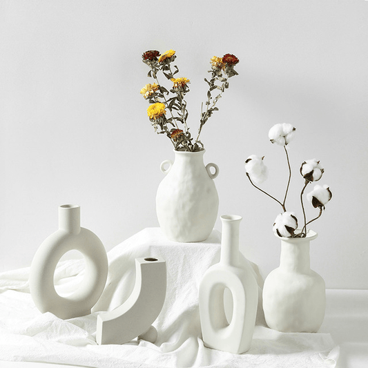 Nordic Ceramic Vase - Minimalist Art Museum Style Home Decor - Smart Living Co.