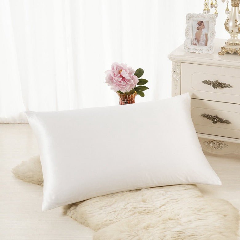Satin Silk Pillowcase | Flower Pattern Ice Silk Cover - Smart Living Co.