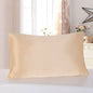 Satin Silk Pillowcase | Flower Pattern Ice Silk Cover - Smart Living Co.