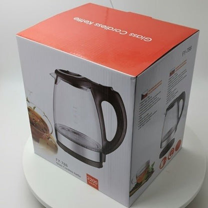 Glass Electric Kettle 1.7L — 1200W Fast Boil, Stainless Steel Filter, Auto Shut-Off & 360° Base - Smart Living Co.
