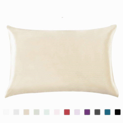 Satin Silk Pillowcase | Flower Pattern Ice Silk Cover - Smart Living Co.