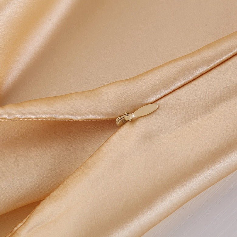 Satin Silk Pillowcase | Flower Pattern Ice Silk Cover - Smart Living Co.
