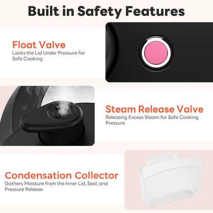 Electric Pressure Cooker — 6-in-1 Multi-Cooker, 6QT & 8QT - Smart Living Co.