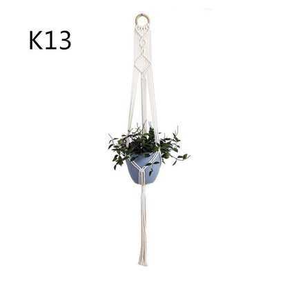 Cotton Rope Plant Hanger | Handmade Hanging Basket - Smart Living Co.