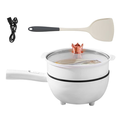 3L Electric Hot Pot Cooker - Portable Kitchen Appliance with Frying Pan, Steamer & Safety Protection - Smart Living Co.