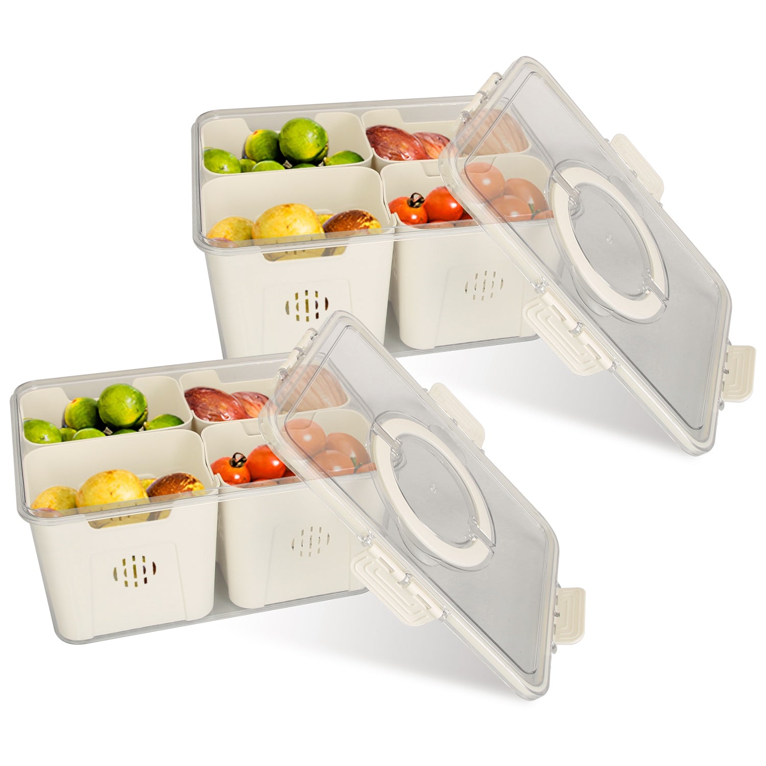Airtight Fruit Storage Containers 2-Pack | Smart Living Co.