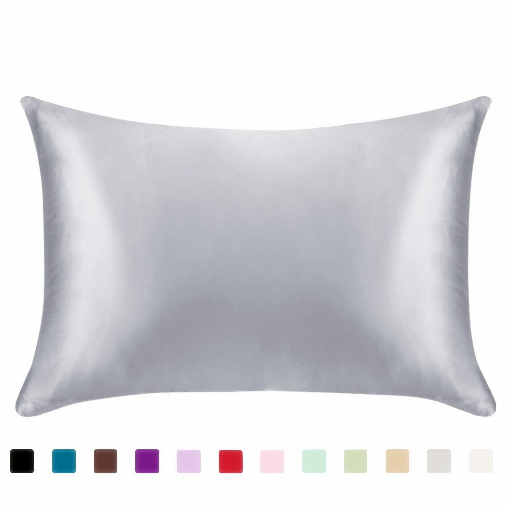 Satin Silk Pillowcase | Flower Pattern Ice Silk Cover - Smart Living Co.