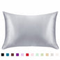 Satin Silk Pillowcase | Flower Pattern Ice Silk Cover - Smart Living Co.