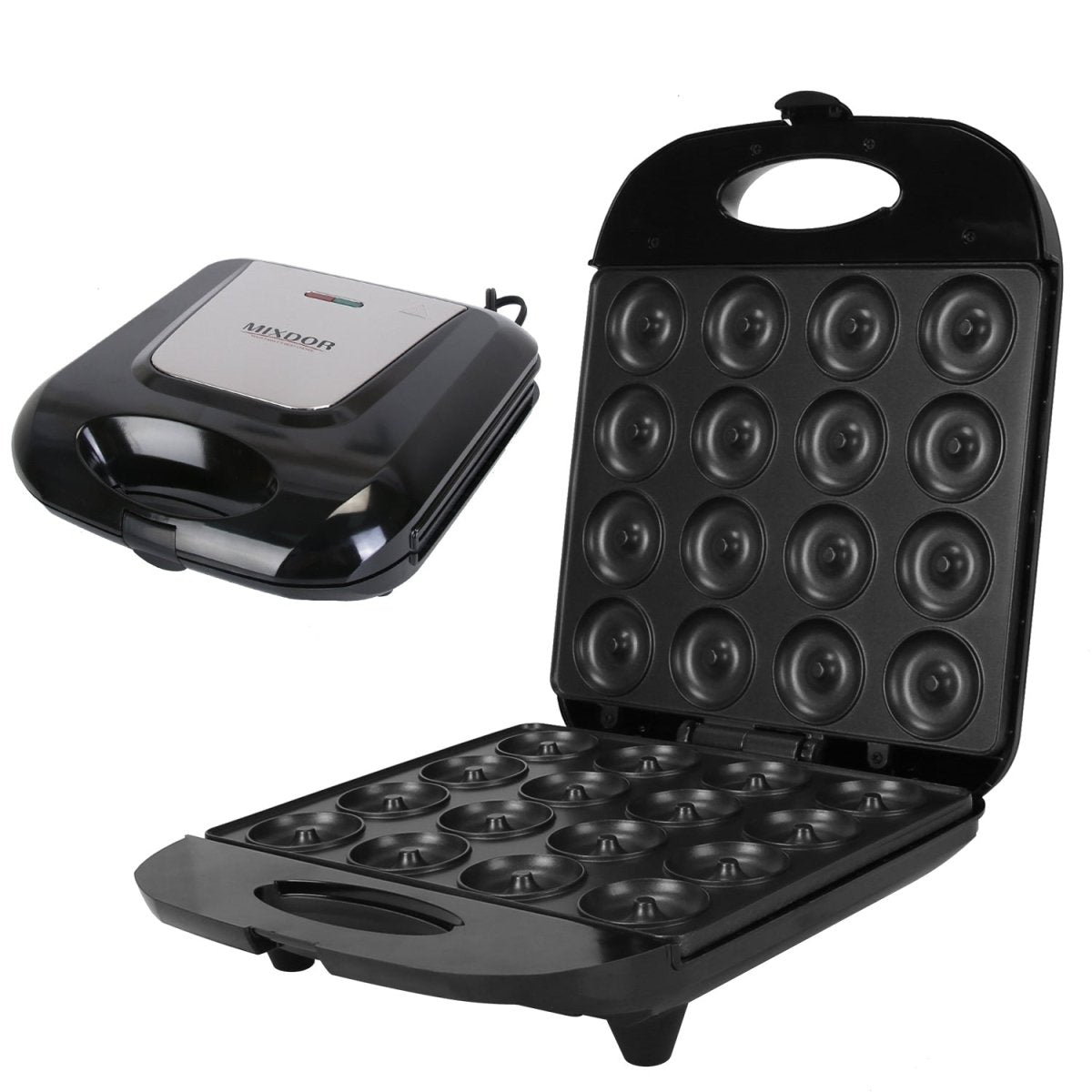 Mini Donut Maker Machine, 16-Hole – Non-Stick, 1400W - Smart Living Co.