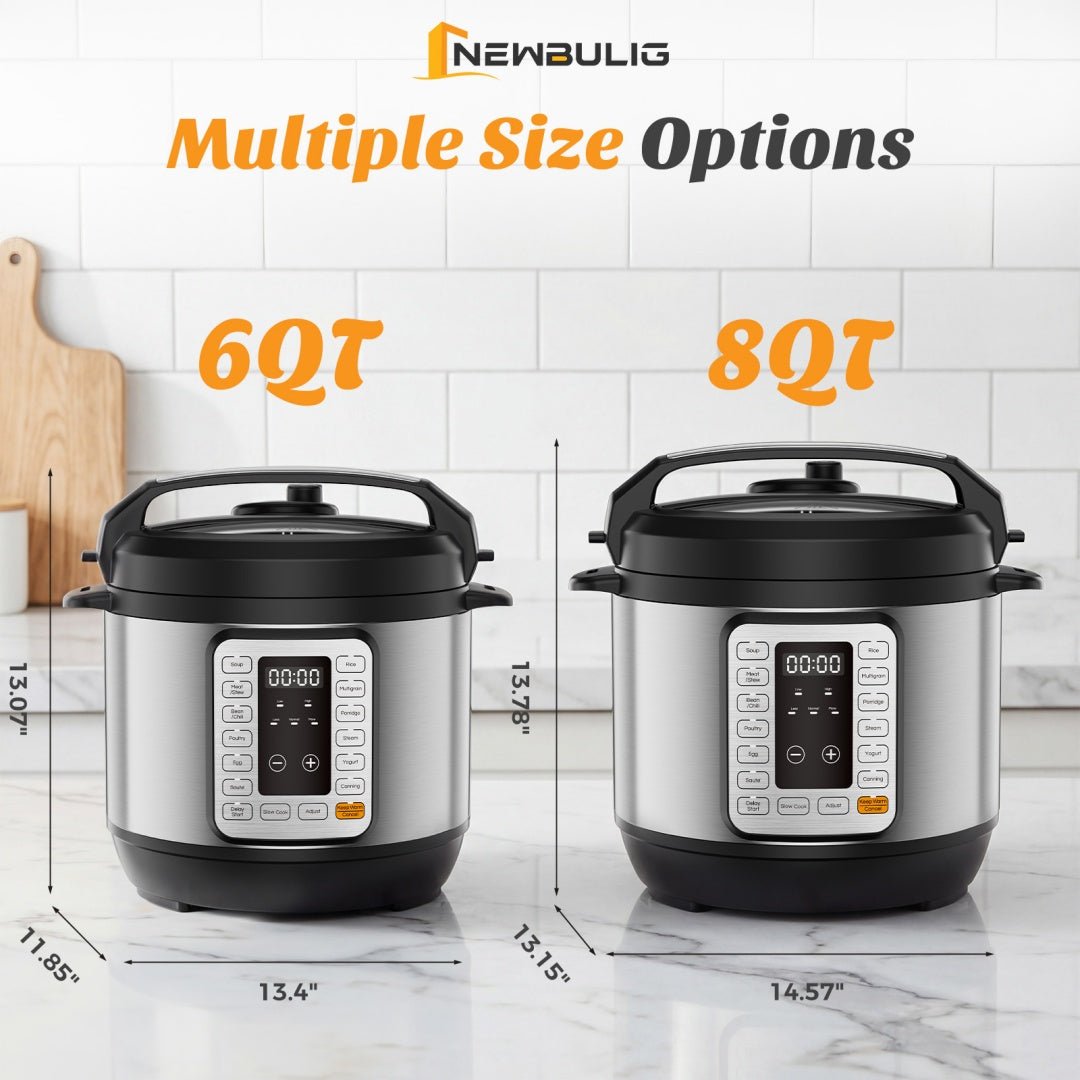 Electric Pressure Cooker — 6-in-1 Multi-Cooker, 6QT & 8QT - Smart Living Co.
