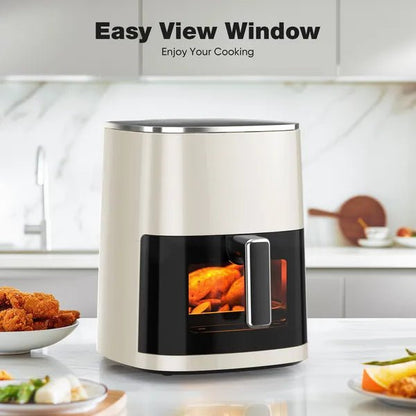 6.34 QT Air Fryer with Window – 12-in-1 Square Air Fryer 400°F - Smart Living Co.