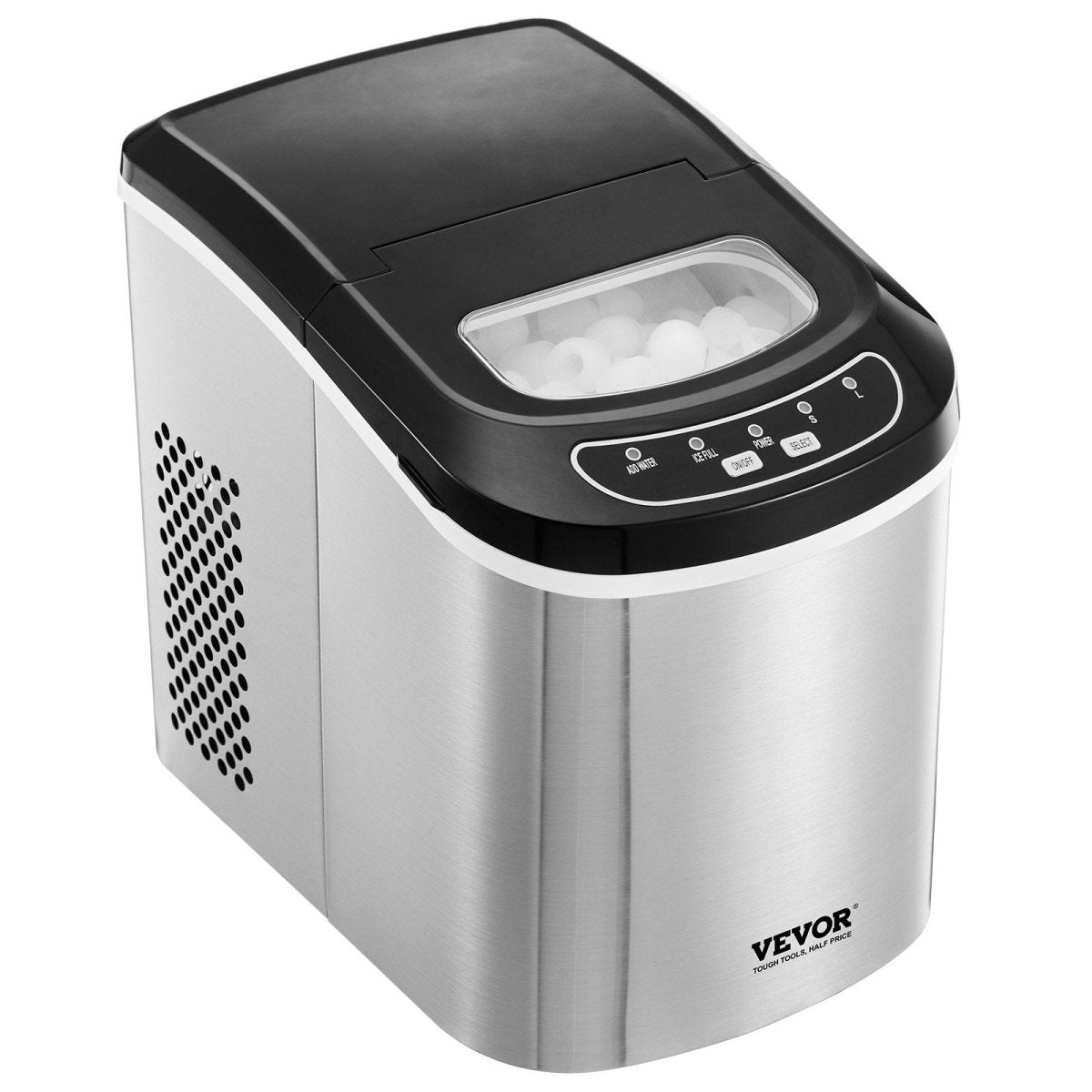 Portable Countertop Ice Maker — 33 lbs/24H, Self-Cleaning, with Scoop & Basket - Smart Living Co.