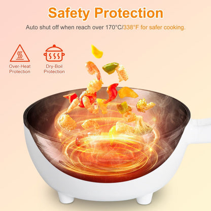 3L Electric Hot Pot Cooker - Portable Kitchen Appliance with Frying Pan, Steamer & Safety Protection - Smart Living Co.