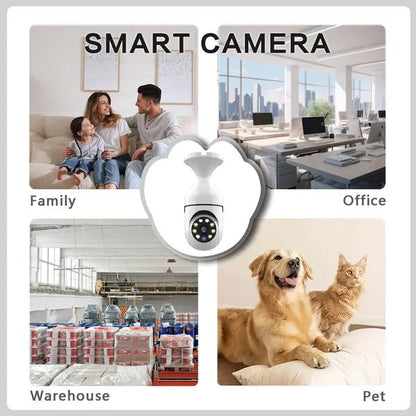 360° WiFi Light Bulb Security Camera, 2-Pack – 1080P - Smart Living Co.