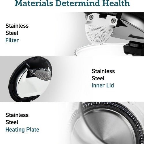 Glass Electric Kettle 1.7L — 1200W Fast Boil, Stainless Steel Filter, Auto Shut-Off & 360° Base - Smart Living Co.