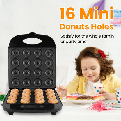 Mini Donut Maker Machine, 16-Hole – Non-Stick, 1400W - Smart Living Co.