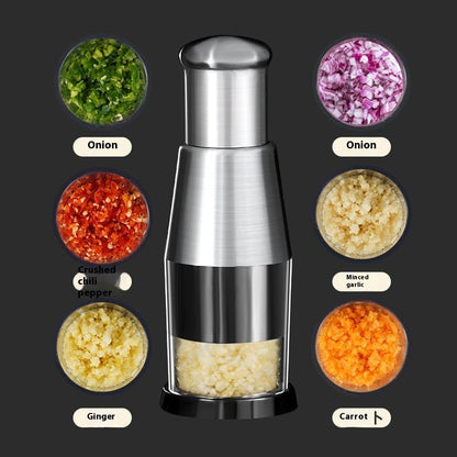 Stainless Steel Vegetable & Onion Chopper — Multi-Layer Press Dicer - Smart Living Co.