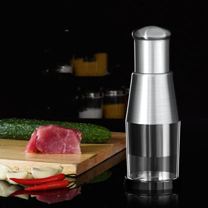 Stainless Steel Vegetable & Onion Chopper — Multi-Layer Press Dicer - Smart Living Co.